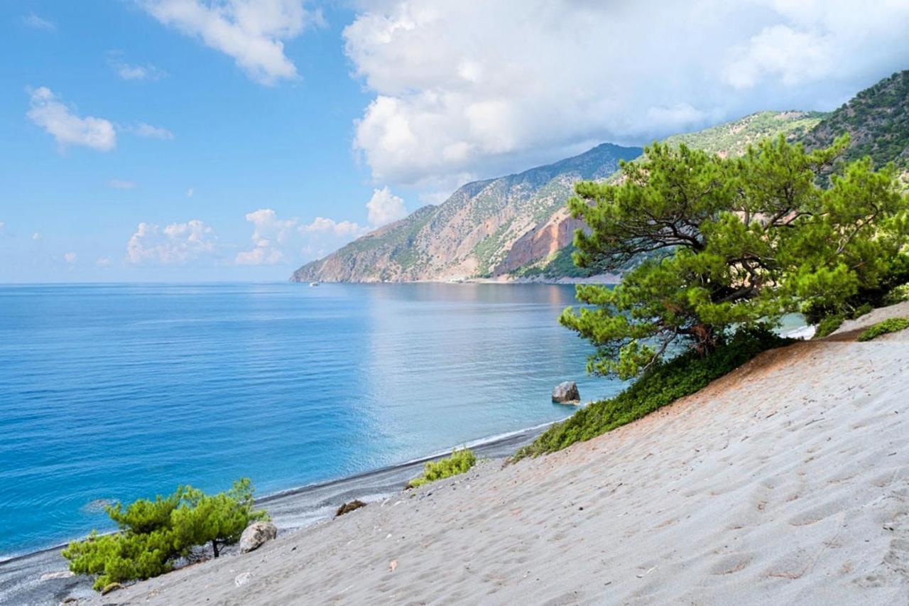 Villa Di Giorgio Heated Pool Kournas Экстерьер фото